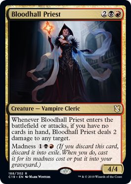 Bloodhall Priest (Commander 2019) Medium Play