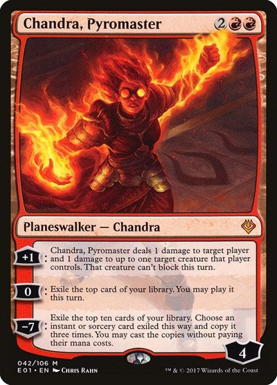 Chandra, Pyromaster (Archenemy: Nicol Bolas) Near Mint