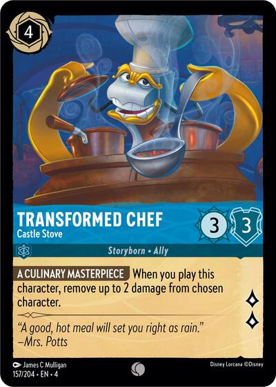 Transformed Chef - Castle Stove (Ursula's Return) Near Mint Cold Foil