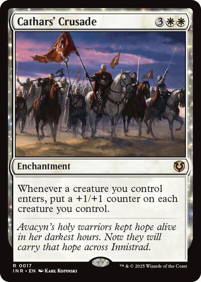 Cathars' Crusade (Innistrad Remastered) Light Play Foil