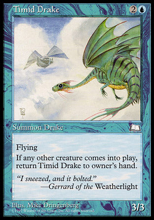 Timid Drake (Weatherlight) Medium Play