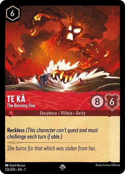 Te Ka - The Burning One (The First Chapter) Near Mint