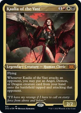 Kaalia of the Vast (Foil Etched) (Double Masters 2022) Light Play Foil