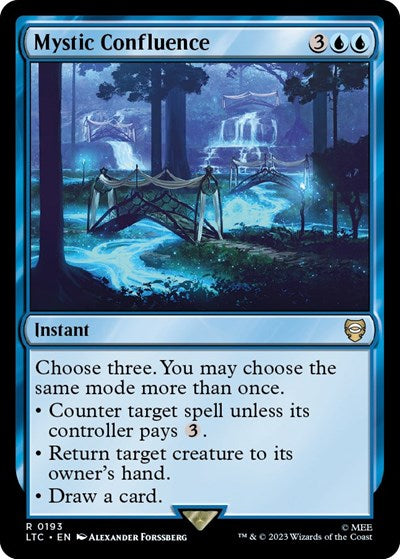 Mystic Confluence (Commander: The Lord of the Rings: Tales of Middle-earth) Near Mint