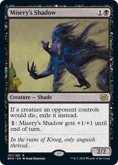 Misery's Shadow (Promos: Prerelease Cards) Light Play Foil