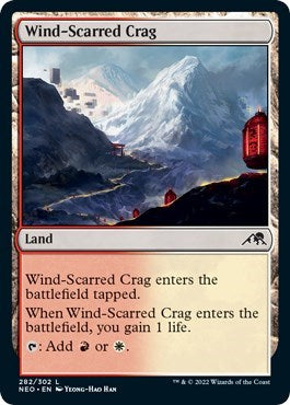 Wind-Scarred Crag (Kamigawa: Neon Dynasty) Near Mint
