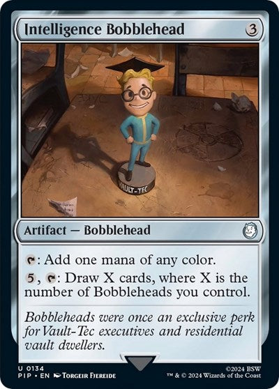 Intelligence Bobblehead (Universes Beyond: Fallout) Near Mint Foil