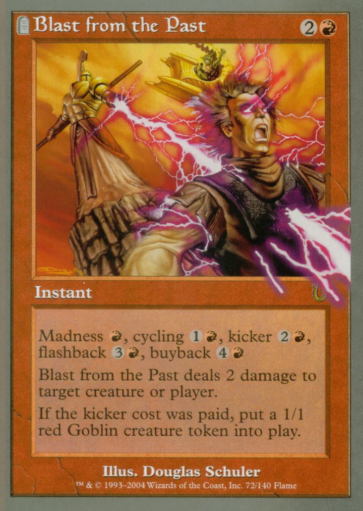 Blast from the Past (Unhinged) Medium Play Foil