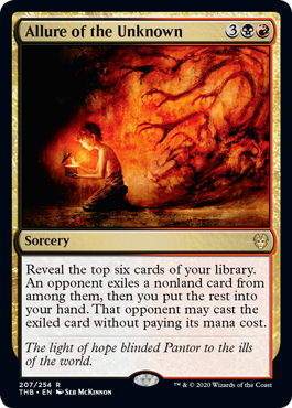 Allure of the Unknown (Theros Beyond Death) Medium Play Foil