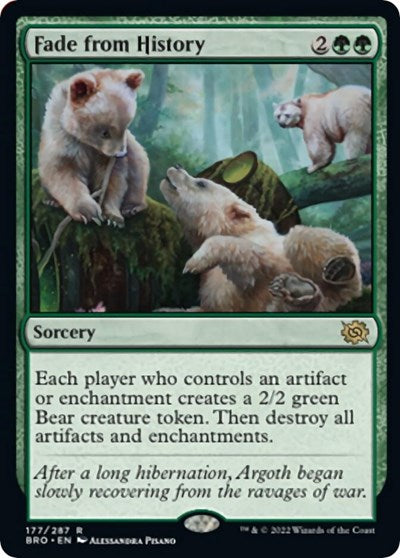 Fade from History (The Brothers' War) Near Mint Foil