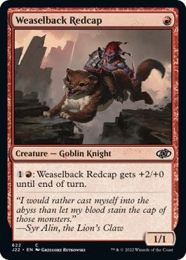 Weaselback Redcap (Jumpstart 2022) Light Play