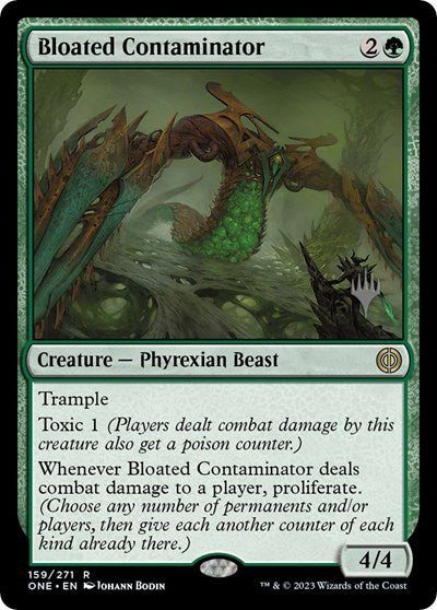 Bloated Contaminator (Promo Pack: Phyrexia: All Will Be One) Near Mint Foil
