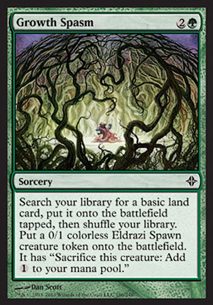 Growth Spasm (Rise of the Eldrazi) Light Play