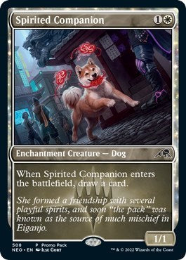 Spirited Companion (Promo Pack: Kamigawa: Neon Dynasty) Near Mint