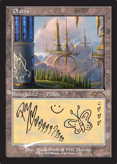 Plains (Post Malone) (Secret Lair) Near Mint Foil