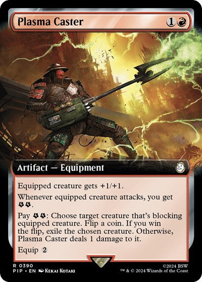 Plasma Caster (Extended Art) (Universes Beyond: Fallout) Near Mint