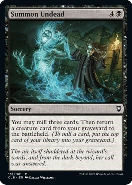 Summon Undead (Commander Legends: Battle for Baldur's Gate) Light Play