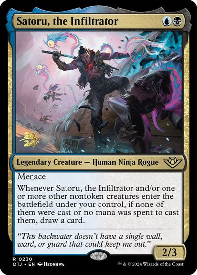 Satoru, the Infiltrator (Promos: Prerelease Cards) Near Mint Foil