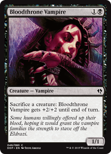 Bloodthrone Vampire (Duel Decks: Zendikar vs Eldrazi) Light Play