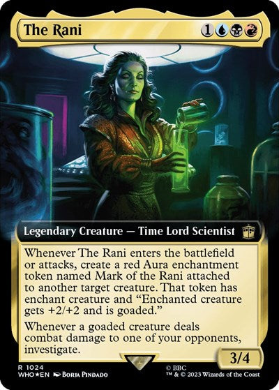 The Rani (Extended Art) (Surge Foil) (Universes Beyond: Doctor Who) Near Mint Foil