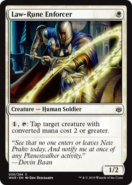 Law-Rune Enforcer (War of the Spark) Near Mint Foil