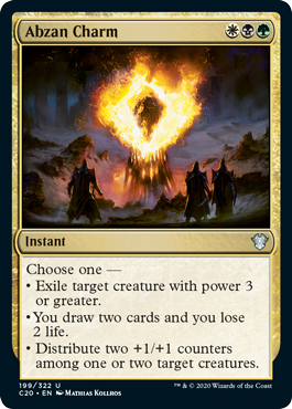 Abzan Charm (Commander 2020 Ikoria) Near Mint