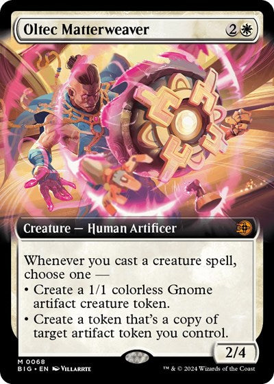Oltec Matterweaver (Extended Art) (Outlaws of Thunder Junction: The Big Score) Light Play Foil