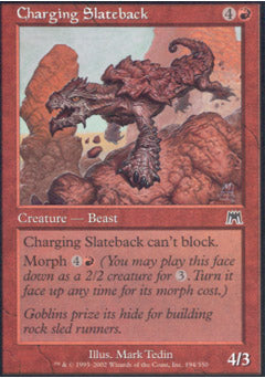Charging Slateback (Onslaught) Near Mint