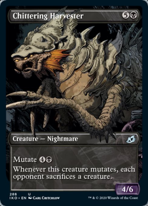 Showcase Chittering Harvester (Ikoria: Lair of Behemoths) Near Mint Foil