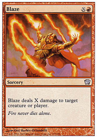 Blaze (9th Edition) Light Play