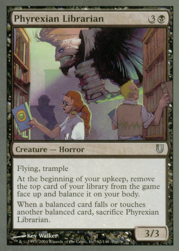 Phyrexian Librarian (Unhinged) Near Mint Foil