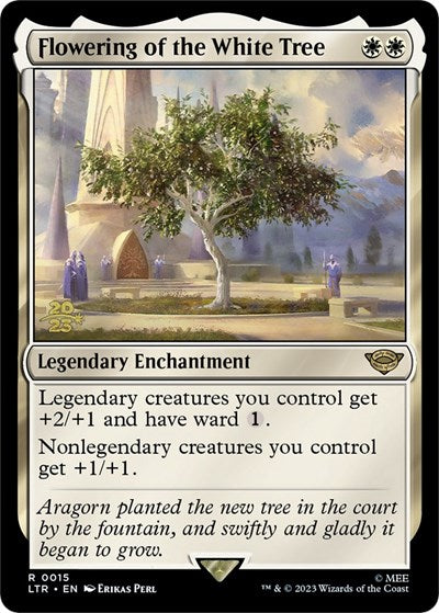 Flowering of the White Tree (Promos: Prerelease Cards) Light Play Foil