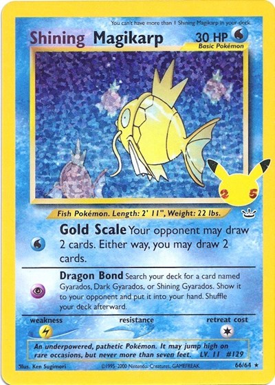 Shining Magikarp (Celebrations: Classic Collection) Near Mint Holofoil