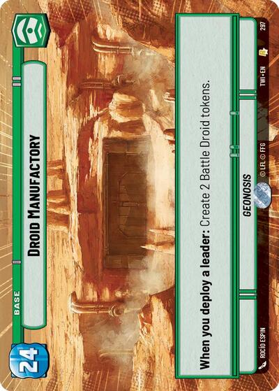 Droid Manufactory (Hyperspace) (Twilight of the Republic) Near Mint Foil