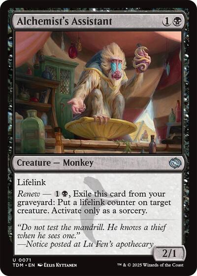 Alchemist's Assistant (Tarkir: Dragonstorm) Near Mint Foil