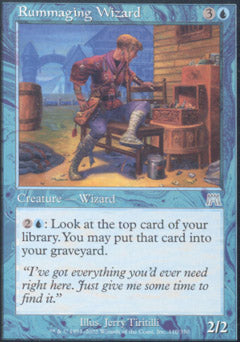 Rummaging Wizard (Onslaught) Medium Play