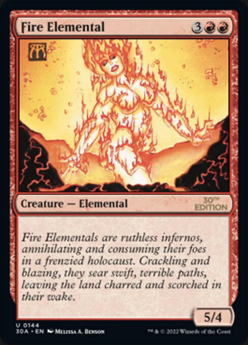 Fire Elemental (30th Anniversary Edition) Near Mint