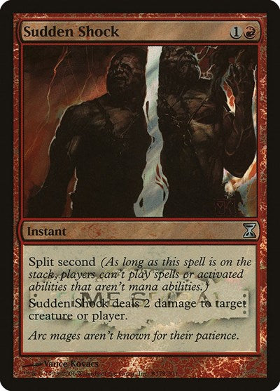 Sudden Shock (Promos: Launch Party and Release Event) Light Play Foil
