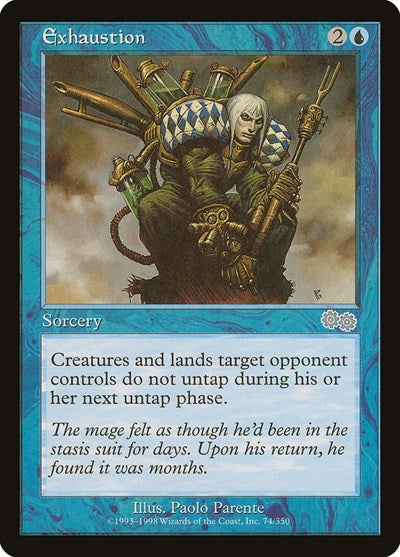 Exhaustion (Urza's Saga) Medium Play