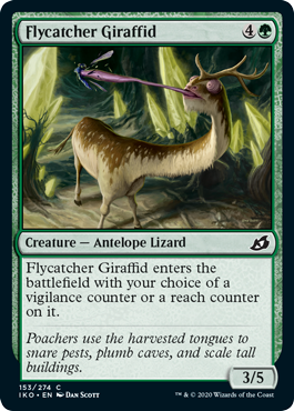 Flycatcher Giraffid (Ikoria: Lair of Behemoths) Light Play Foil