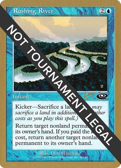 Rushing River - 2002 Raphael Levy (PLS) (World Championship Decks) Medium Play