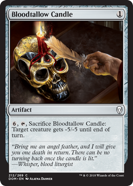 Bloodtallow Candle (Dominaria) Light Play