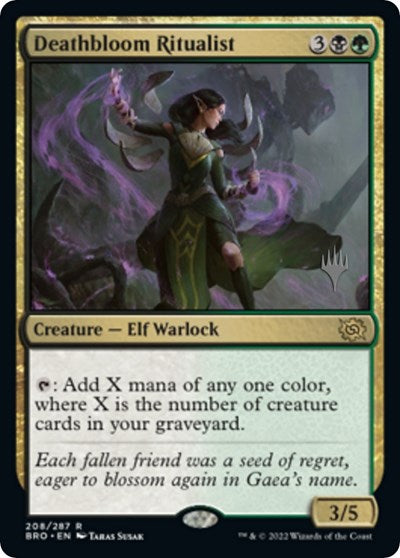 Deathbloom Ritualist (Promo Pack: The Brothers War) Light Play