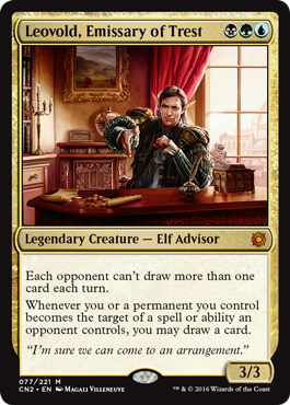 Leovold, Emissary of Trest (Conspiracy: Take the Crown) Light Play Foil