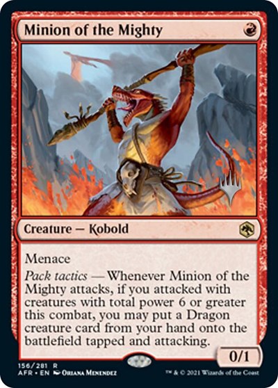 Minion of the Mighty (Promo Pack: Adventures in the Forgotten Realms) Near Mint Foil