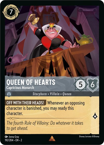 Queen of Hearts - Capricious Monarch (Rise of the Floodborn) Near Mint