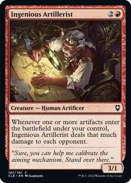 Ingenious Artillerist (Commander Legends: Battle for Baldur's Gate) Light Play