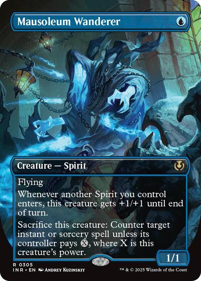 Mausoleum Wanderer (Borderless) (Innistrad Remastered) Light Play Foil