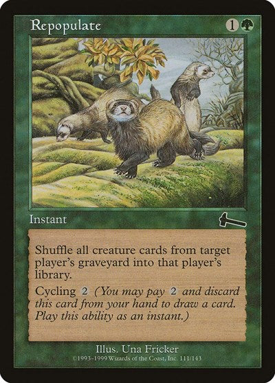 Repopulate (Urza's Legacy) Light Play Foil