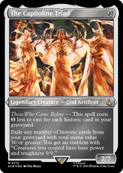 The Capitoline Triad (Foil Etched) (Universes Beyond: Assassin's Creed) Light Play Foil